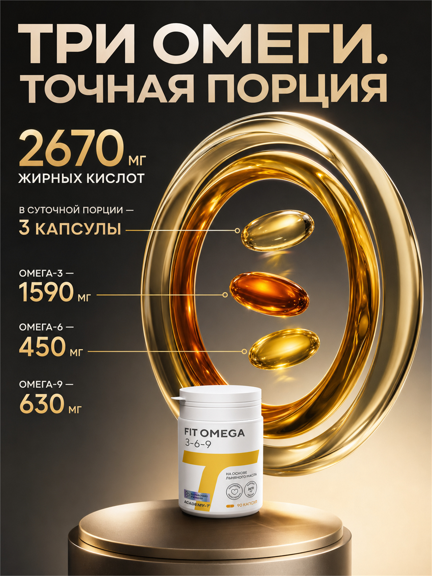 Fit Omega 3-6-9 (90 caps)