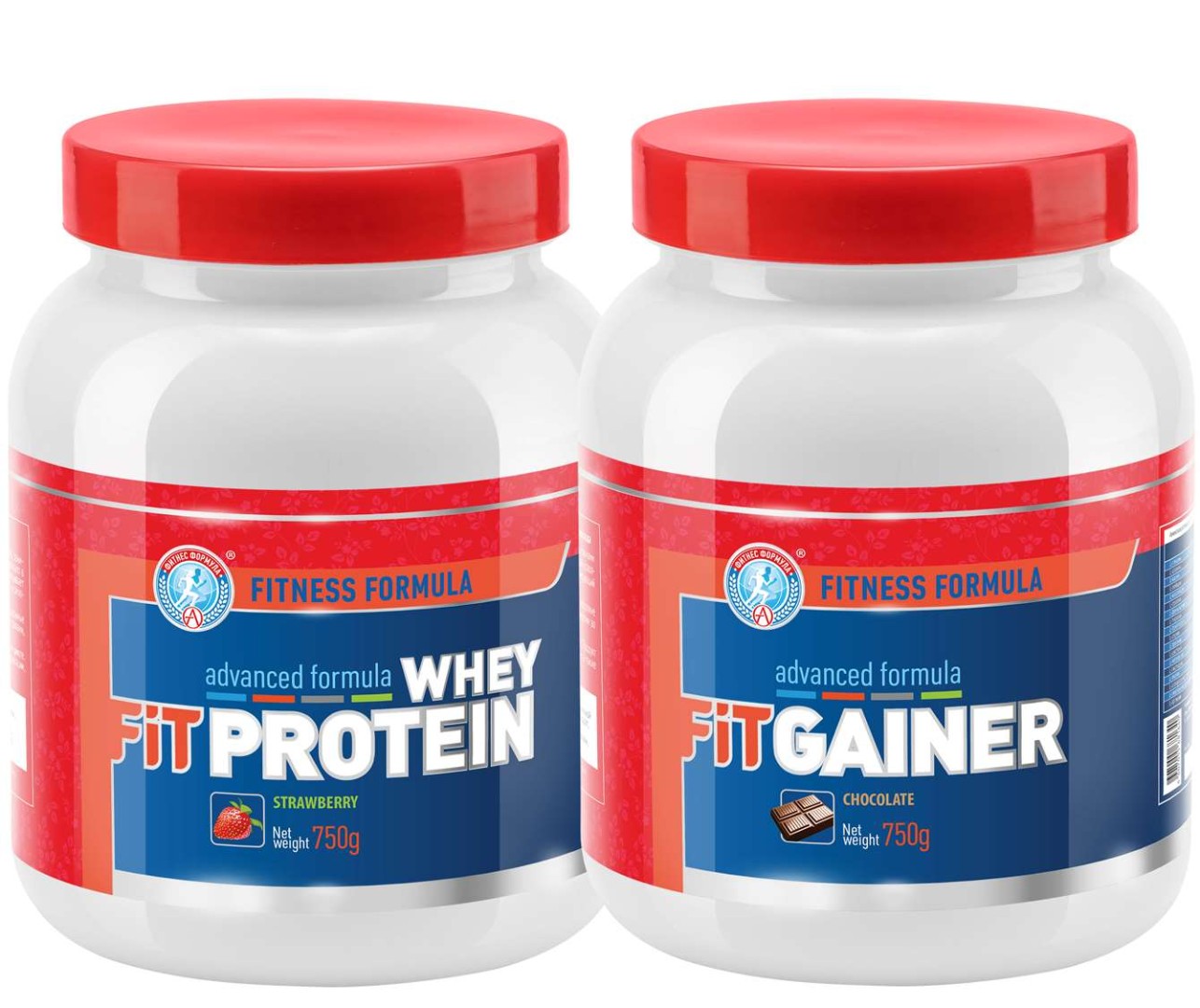 Набор "FIT WHEY PROTEIN 750 + FIT GAINER 750"