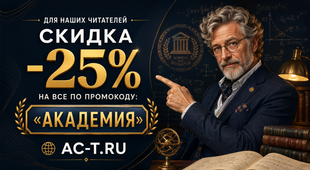 Баннер промокод Академия-Т